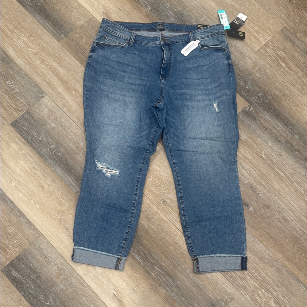 Kut from the Kloth Dark Blue Ankle Jeans